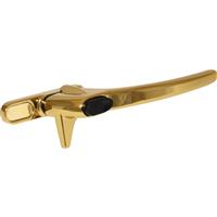 ERA PVCu/Timber Cockspur Locking Window Handle Right Hand in Gold Aluminium