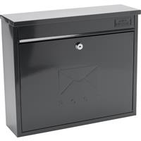 Burg-Wachter Elegance Post Box Anthracite in Grey Galvanised Steel