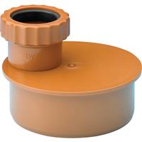 Aquaflow Underground Waste Adaptor 40mm Single in Terracotta