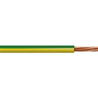 Pitacs Conduit Cable (6491X) 1.5mm2 G/Y Earth Drum (100m) in Green/Yellow