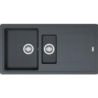 Franke Titan Reversible Composite Kitchen Sink & Drainer 1.5 Bowl in Graphite Tectonite Composite