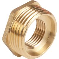Made4Trade Brass Hexagonal Bush 3/4" x 1/2" in Gold