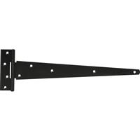 GateMate Medium Tee Hinges 400mm Epoxy (2 Pack) in Black