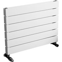 Ximax Oxford Duo Horizontal Designer Radiator 445 x 600mm 1560Btu in White Steel