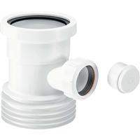 McAlpine WC-BP1 WC Connector Boss Pipe 3"- 4" in White Rubber