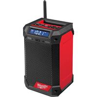 Milwaukee M12RCDAB+0 Radio charger w/Bluetooth & DAB+ & AM/FM Body Only in Red