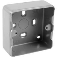 MK Grid Metal Surface Back Box 1 Gang