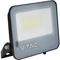 V-TAC LED Photocell Sensor Floodlight with Samsung Chip IP65 30W 3100lm 4000K in Black Diecast Aluminium