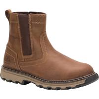 CAT Men's erpillar Pelton Safety Dealer Boots in Dark Beige