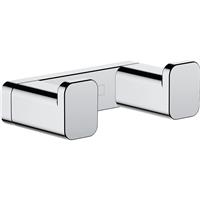 Hansgrohe AddStoris Double Hook in Chrome Metal