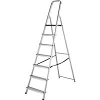 Werner High Handrail Stepladder 7 Tread Steel