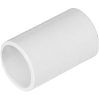 Aquaflow Solvent Weld Overflow Straight Coupling 21.5mm in White