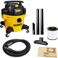 DeWalt DXV20P 20L Wet & Dry Vacuum Cleaner 230V in Yellow Plastic
