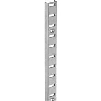 Bookcase Shelving Strip 980mm (10 Pack) in Nickel Steel