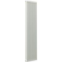 Arlberg 3-Column Vertical Radiator 2000 x 486mm 6240Btu in White Steel