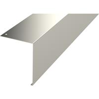 Coburn Galvanised steel pelmet 2.4m in Silver/Other