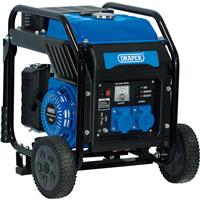 Draper 3.8kW Open Frame Inverter Generator 230V in Black