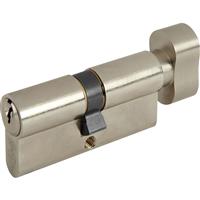 Yale 1 Star 6 Pin Euro Thumbturn Cylinder 35-10-45mm Nickel in Silver Brass