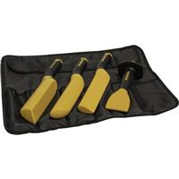Roughneck Pro Lead Working Tool Set (4 Piece) in Yellow Polypropylene