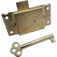 Cupboard Lock 2 1/2" in Brass