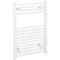 Kudox Flat Ladder Towel Radiator 750 x 500mm 1177Btu in White Steel