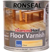 Ronseal Diamond Hard Floor Varnish 2.5L Satin in Clear