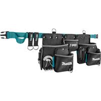 Makita 3 Pouch Tool Belt Set Rubber/Steel