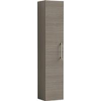 Nuie Arno Single Door Wall Hung Tall Unit 300mm Solace in Oak MFC