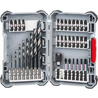 Bosch HSS Metal Drill & Impact Screwdriver Bit Set (35 Piece) Steel