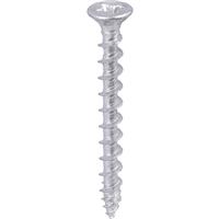Screw-Tite Pozi Countersunk Zinc Plated Screw 3.5 x 16mm (200 Pack) in Silver Plastic