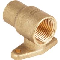 Made4Trade End Feed Wall Plate Coupler 15mm x 1/2" in Gold
