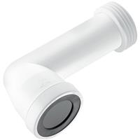 McAlpine WC-CON8 90deg Adjustable Length Pan Connector 4"/110mm Extended Inlet Iron