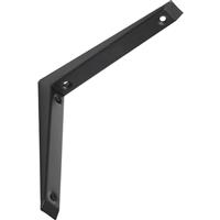 Rothley Mitred Bracket 200 x 200mm in Black Steel