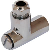 Gas Restrictor Elbow CP 1/4" BSP in Chrome