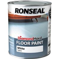 Ronseal Diamond Hard Floor Paint 750ml in White