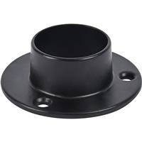 Rothley Powder Coated Tube End Socket in Black Steel