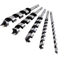 Toolpak Auger Drill Bit Set Hex (5 Piece) Carbon Steel