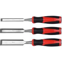 Minotaur Wood Chisel (3 Piece) in Red Steel