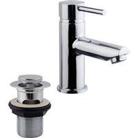 Ebb and Flo Ebb + Flo Pentle Taps Basin Mixer in Chrome Brass