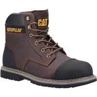 CAT Men's erpillar Powerplant S3 Safety Boots in Brown