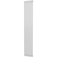 Towelrads Iridio Vertical Designer Radiator 1800 x 300mm 1221Btu in White Steel