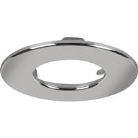 Aurora R6 4W-8W Wattage and CCT Switchable Fire Rated IP65 Downlight Dimmable Bezel Polished in Chrome Polycarbonate