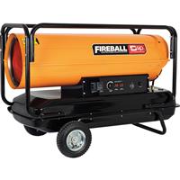 SIP FIREBALL Gear Pump Diesel/Paraffin Space Heater XD275 in Orange Stainless Steel