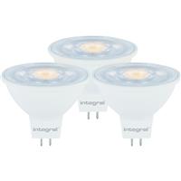 Integral LED 12V MR16 GU5.3 Dimmable Lamp 3.4W Warm White 345lm (3 Pack)