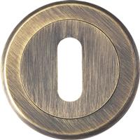 Serozzetta Escutcheon - Standard Profile Antique in Brass