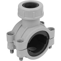 McAlpine CLAMP1GR CLAMP1 Pipe Clamp in Grey Plastic