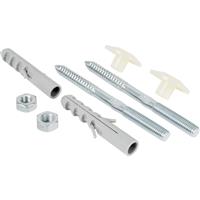 Fischer Sanitary Fixing Kit Wash Basin Kit in Silver