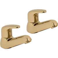 Methven Adore Taps Bath Pillar (2 Pack) in Gold
