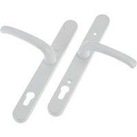 Yale PVCu Universal Replacement Door Handle (Pair) in White Zinc