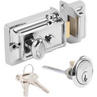 Yale Traditional Nightlatch Standard in Chrome Brass